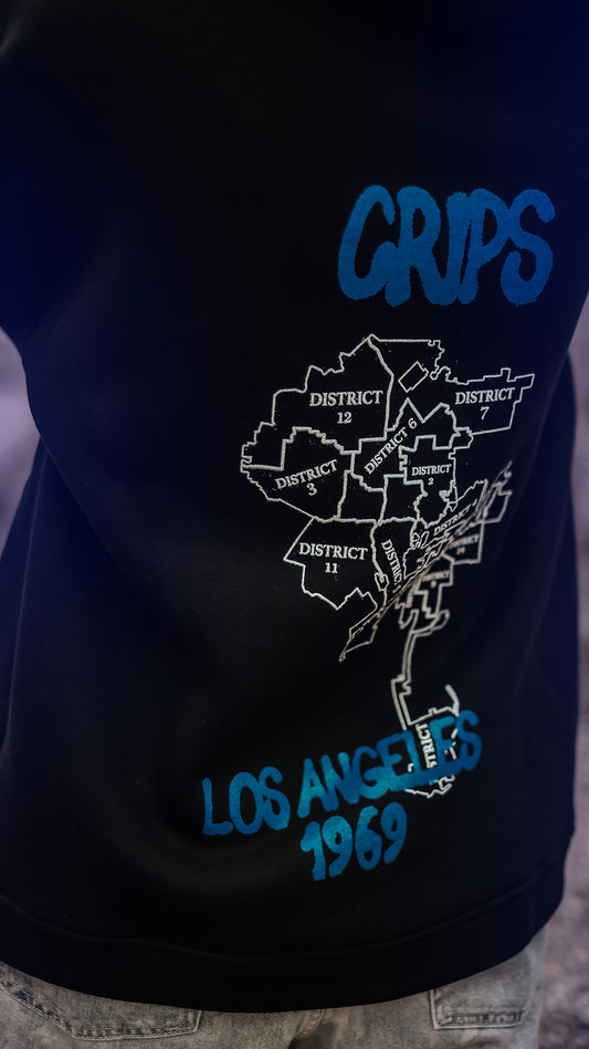 SWEAT À CAPUCHE NOIR CRIPS